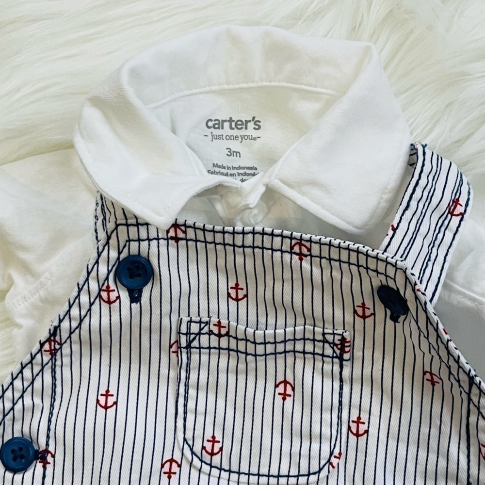 Carter’s Baby Matching Overall set - Picture 4 of 4